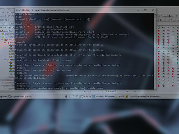 [Translate to deutsch:] TESSY CMD Line
